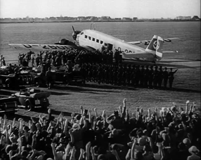 National Socialist propaganda film shot and edited by Leni Riefenstahl in 1935, 35mm b&w silent and sound film