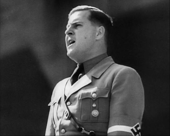 National Socialist propaganda film shot and edited by Leni Riefenstahl in 1935, 35mm b&w silent and sound film