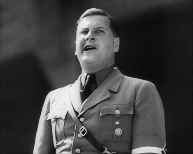 National Socialist propaganda film shot and edited by Leni Riefenstahl in 1935, 35mm b&w silent and sound film