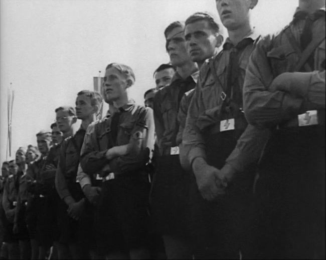 National Socialist propaganda film shot and edited by Leni Riefenstahl in 1935, 35mm b&w silent and sound film