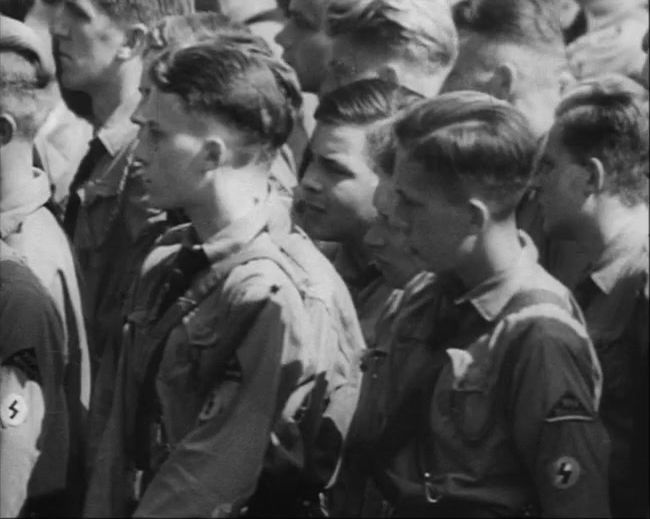 National Socialist propaganda film shot and edited by Leni Riefenstahl in 1935, 35mm b&w silent and sound film