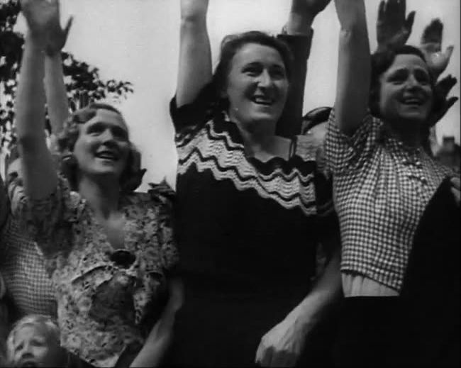 National Socialist propaganda film shot and edited by Leni Riefenstahl in 1935, 35mm b&w silent and sound film