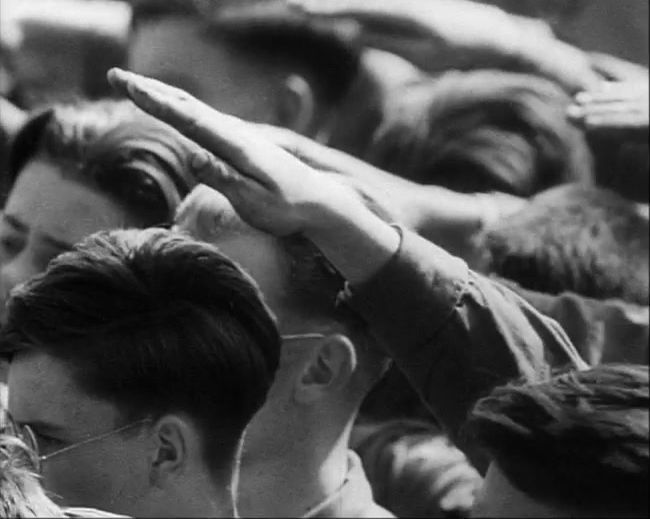 National Socialist propaganda film shot and edited by Leni Riefenstahl in 1935, 35mm b&w silent and sound film