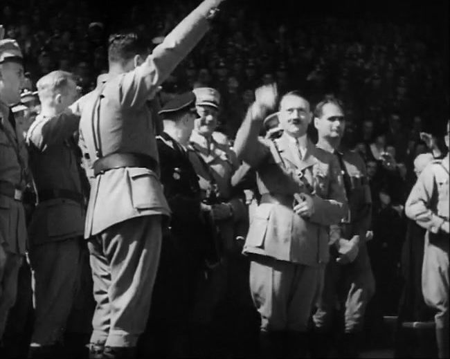 National Socialist propaganda film shot and edited by Leni Riefenstahl in 1935, 35mm b&w silent and sound film