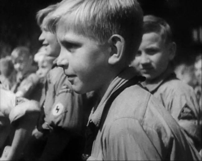 National Socialist propaganda film shot and edited by Leni Riefenstahl in 1935, 35mm b&w silent and sound film