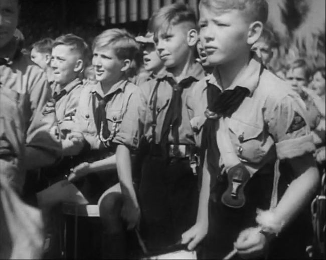 National Socialist propaganda film shot and edited by Leni Riefenstahl in 1935, 35mm b&w silent and sound film