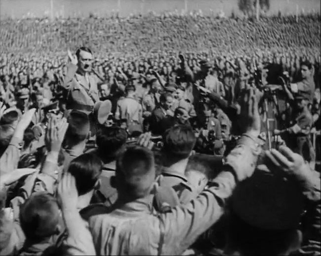 National Socialist propaganda film shot and edited by Leni Riefenstahl in 1935, 35mm b&w silent and sound film