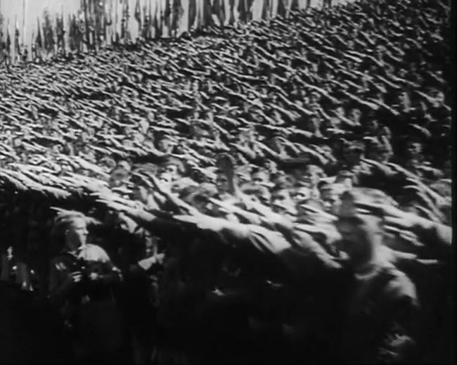 National Socialist propaganda film shot and edited by Leni Riefenstahl in 1935, 35mm b&w silent and sound film