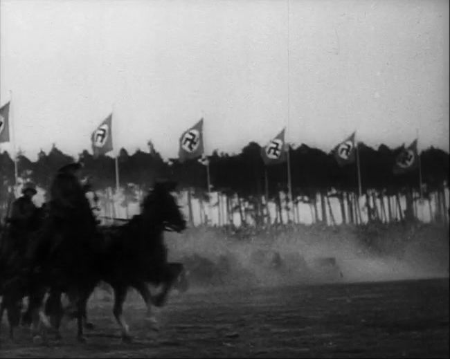 National Socialist propaganda film shot and edited by Leni Riefenstahl in 1935, 35mm b&w silent and sound film