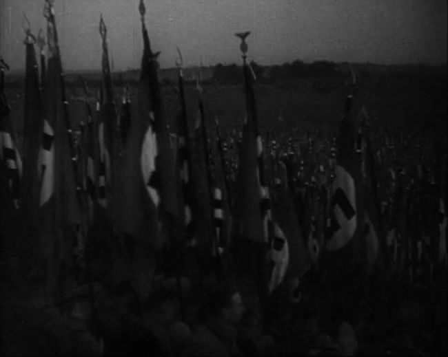 National Socialist propaganda film shot and edited by Leni Riefenstahl in 1935, 35mm b&w silent and sound film