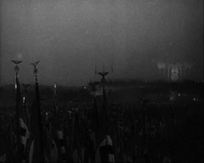 National Socialist propaganda film shot and edited by Leni Riefenstahl in 1935, 35mm b&w silent and sound film