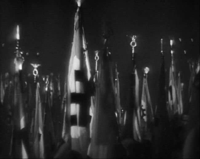 National Socialist propaganda film shot and edited by Leni Riefenstahl in 1935, 35mm b&w silent and sound film