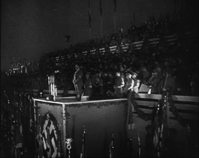 National Socialist propaganda film shot and edited by Leni Riefenstahl in 1935, 35mm b&w silent and sound film