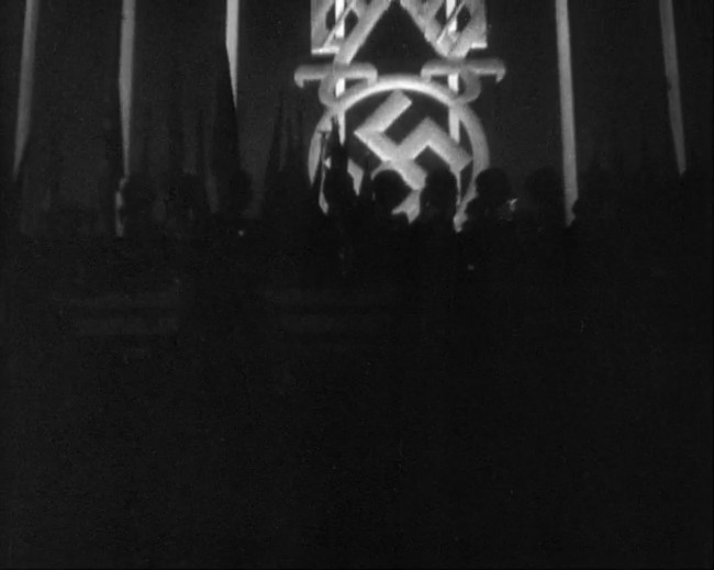 National Socialist propaganda film shot and edited by Leni Riefenstahl in 1935, 35mm b&w silent and sound film