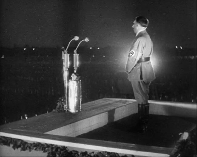 National Socialist propaganda film shot and edited by Leni Riefenstahl in 1935, 35mm b&w silent and sound film