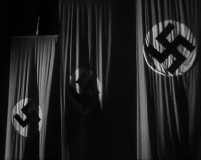 National Socialist propaganda film shot and edited by Leni Riefenstahl in 1935, 35mm b&w silent and sound film