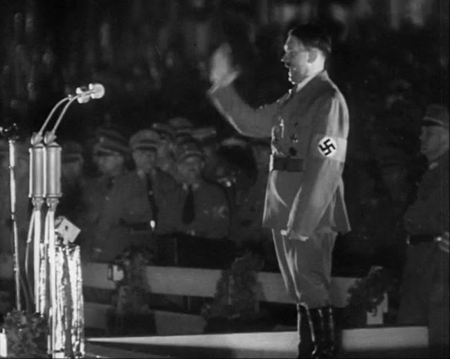 National Socialist propaganda film shot and edited by Leni Riefenstahl in 1935, 35mm b&w silent and sound film