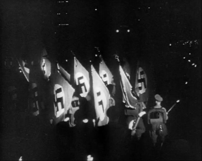 National Socialist propaganda film shot and edited by Leni Riefenstahl in 1935, 35mm b&w silent and sound film