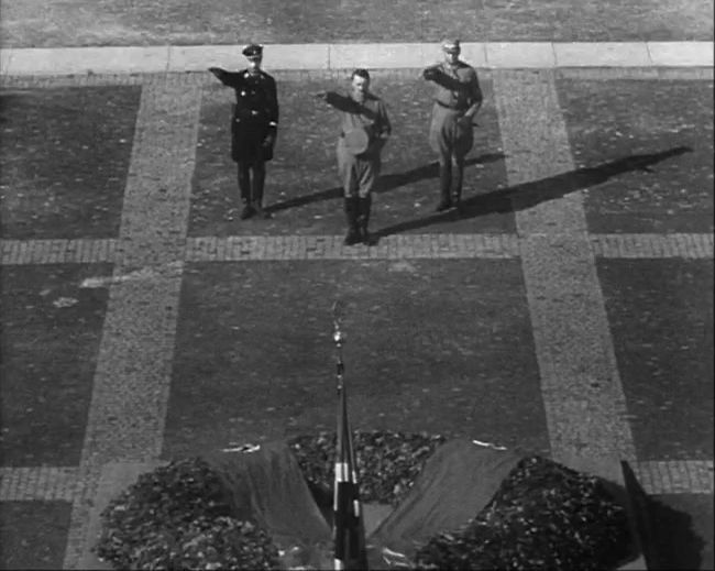 National Socialist propaganda film shot and edited by Leni Riefenstahl in 1935, 35mm b&w silent and sound film