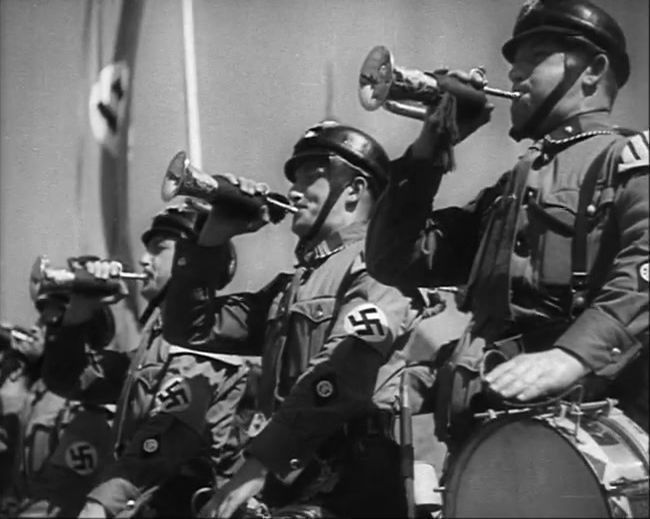 National Socialist propaganda film shot and edited by Leni Riefenstahl in 1935, 35mm b&w silent and sound film