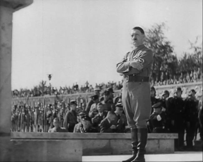 National Socialist propaganda film shot and edited by Leni Riefenstahl in 1935, 35mm b&w silent and sound film