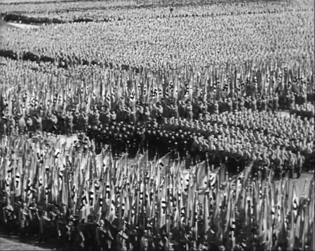 National Socialist propaganda film shot and edited by Leni Riefenstahl in 1935, 35mm b&w silent and sound film