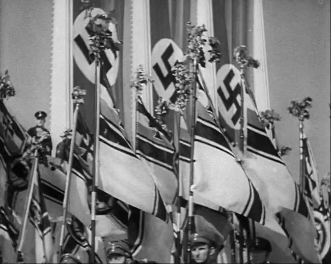 National Socialist propaganda film shot and edited by Leni Riefenstahl in 1935, 35mm b&w silent and sound film