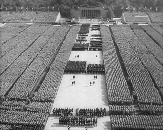 National Socialist propaganda film shot and edited by Leni Riefenstahl in 1935, 35mm b&w silent and sound film