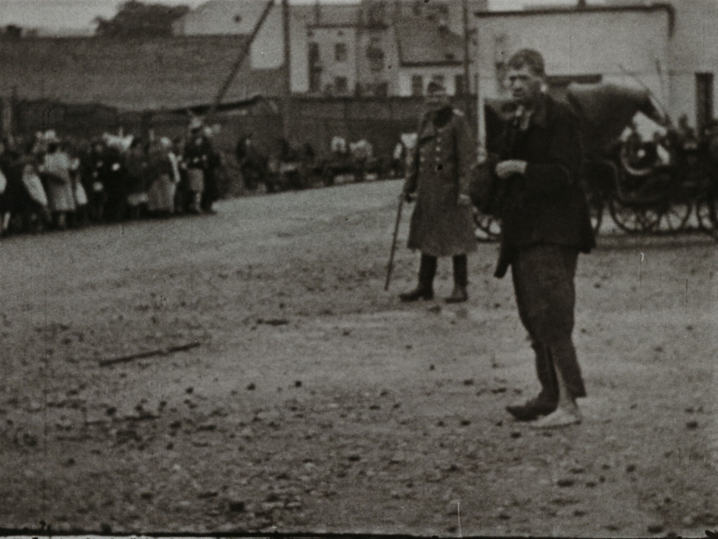 Image 29 screenshot from the so called WFD material showing the deportation of Polish Jews between 1942 and 1944. Cinematographer and institution are unknown