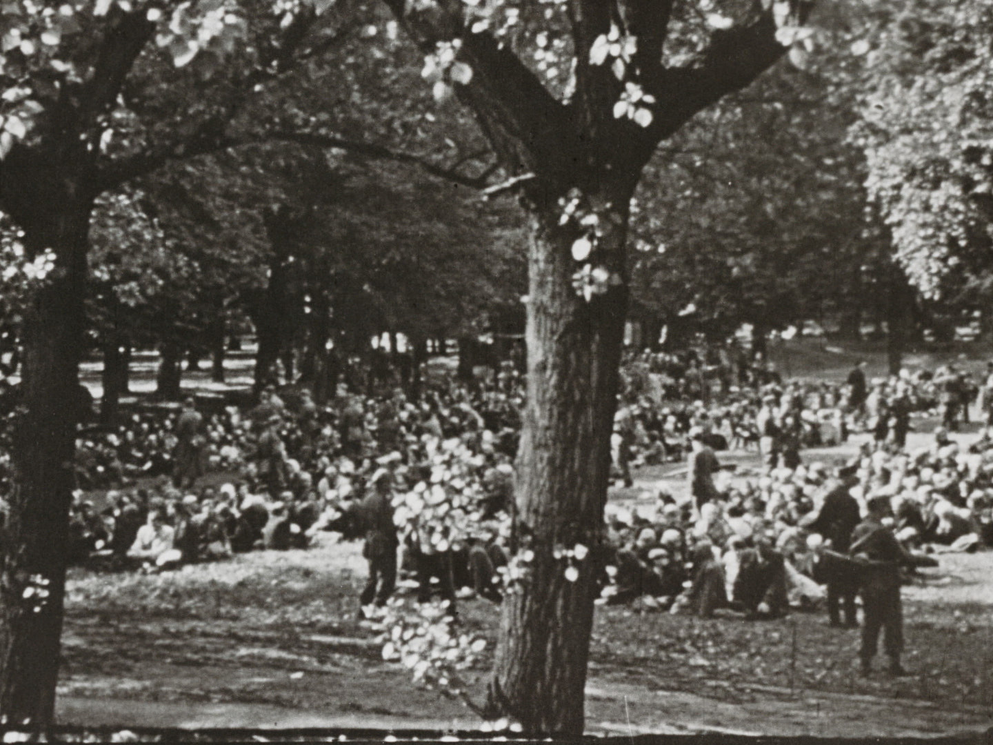 Image 58 screenshot from the so called WFD material showing the deportation of Polish Jews between 1942 and 1944. Cinematographer and institution are unknown