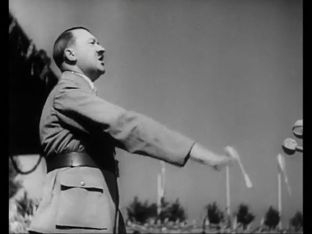 National Socialist propaganda film shot and edited by Leni Riefenstahl in 1935, 35mm b&w silent and sound film